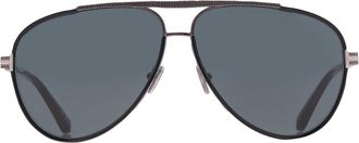 Tom Ford Blue Pilot Mens Sunglasses FT1340 01V 63