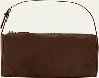 The Row 90s Top-Handle Bag in Suede