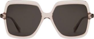 Mohala Eyewear Kilikina Polarized ContourBridge Square Sunglasses in Haleakala Haze /Gray Lenses at Nordstrom