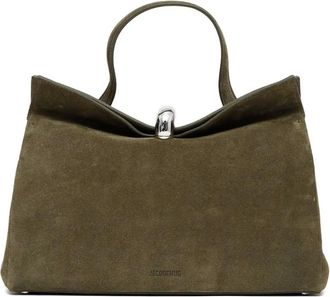 Jacquemus Borsa tote The Val&eacute;rie con chiusura magnetica - Verde