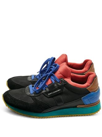 Dolce & Gabbana Sneakers met logo - Zwart