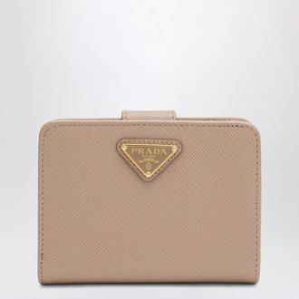 Prada Powder Saffiano leather small continental wallet