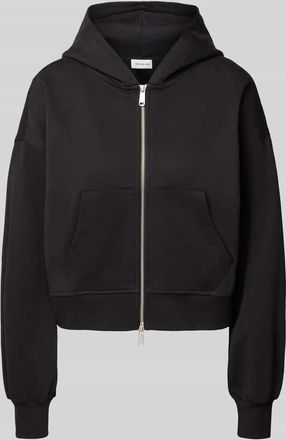 Calvin Klein Jeans Oversized Sweatjacke mit Kapuze in Black, Größe XS