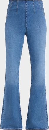 Veronica Beard Beverly Off-Duty Flare Jeans