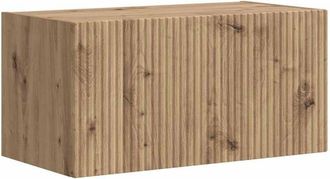 vidaXL Mueble De Tv Montado En La Pared Roble Artesanal Vidaxl