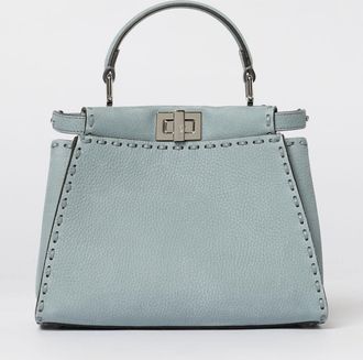 Fendi Borsa Peekaboo mini Fendi in pelle a grana