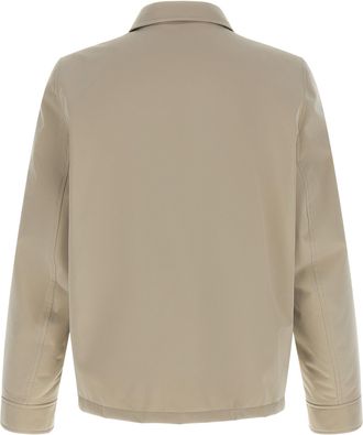 Brunello Cucinelli Mens Gray Polyester Full-Length Jacket Clothing