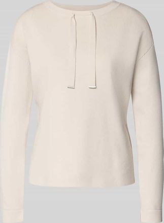 Betty Barclay Strickpullover mit Tunnelzug in Sand, Gr&ouml;&szlig;e 36