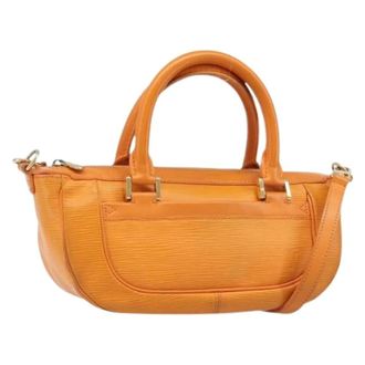 Louis Vuitton Pre-owned Vintage Epi Shoulder Bag - Dames - Pre-owned - Oranje - Maat: ONE Size Leer