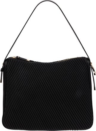 Jason Wu Haywood Double Zip Hobo Bag with 3D Rope Pleated Detail