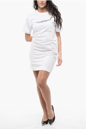 Diesel Cotton D-EGOR Tee Dress with Embossed Print size Xxs
