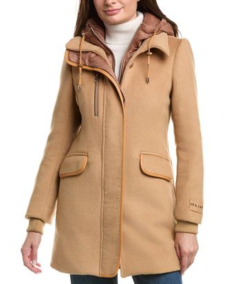 Pajar Button Front Wool-Blend Coat