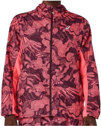 Asics Fujitrail Packable Jacket Laufjacke f&uuml;r Herren | rot
