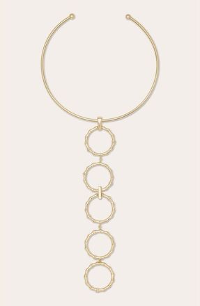 Ramy Brook Chira Five Ring Choker Necklace in Gold at Nordstrom