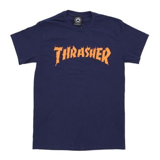 Thrasher Hombre, Camisetas, Azul, Talla: XL