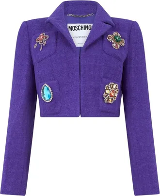 Moschino Donna, Giacche, Viola, M, new