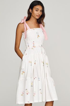 En Saison Leanne Petite Cotton Midi Dress