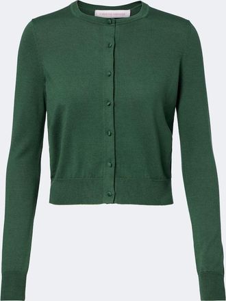Carolina Herrera Cardigan in seta e cotone