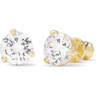 Melinda Maria Not Your Basic Stud Earrings in Gold-White at Nordstrom