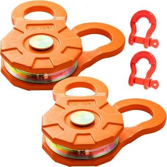 OEM Snatch Block, 11t/11,3 Kg Arbeitslastbegrenzung, Robuste Seilwinde Riemenscheibe F&uuml;r 14 Mm Synthetisches Seil Oder Weiche B&uuml;gel, Off-road Recovery Zub