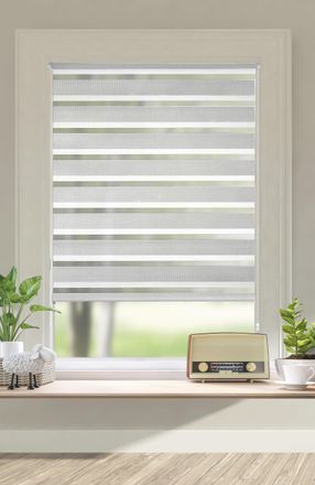 My Home Doppelrollo »Dark« Lichtschutz Sichtschutz ohne Bohren freihängend Klemmfix, Fixmass, strukturiert, uni, monochrom, basic, Klemmträger