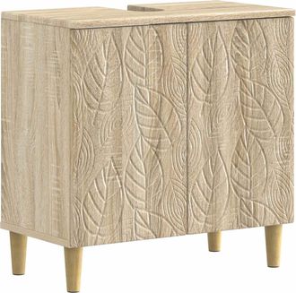 vidaXL Mueble De Lavabo Para Ba&ntilde;o Delft Roble Sonoma Vidaxl