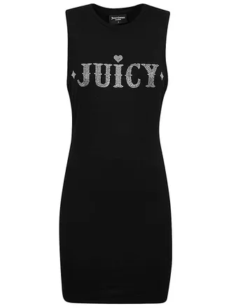 Juicy Couture Logo Cotton Mini Kleid