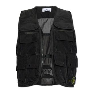 Stone Island Heren, Jassen, Zwart, Maat: M Polyamide