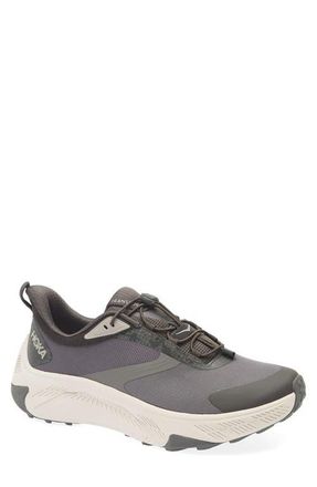 Hoka One One Transport 2 Gore-Tex Waterproof Sneaker in Gravel /Stucco at Nordstrom, Size 10.5
