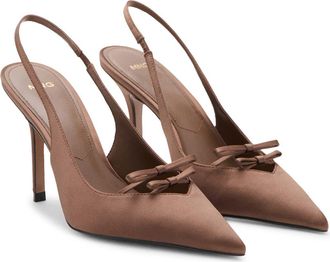 Mango Laurel Slingback Pump in Chocolate at Nordstrom, Size 8.5Us