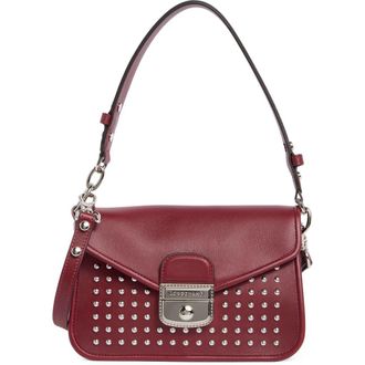Longchamp Mademoiselle Leather Crossbody Bag in Burgundy at Nordstrom Rack