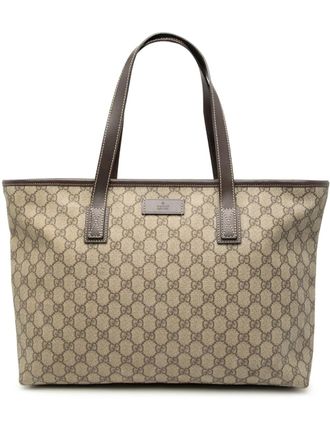 Gucci 2000-2015 GG Supreme tote bag - Brown