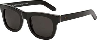 Retro Superfuture Sunglasses, unisex, Black, Size: 50 MM Ciccio