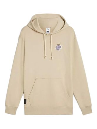 Puma x One Piece graphic-print hoodie - Neutrals