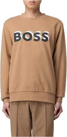 HUGO BOSS Hombre, Sudaderas, Beige, Talla: L