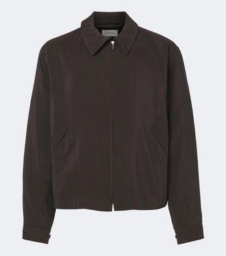 Christophe Lemaire Giacca blouson in misto seta