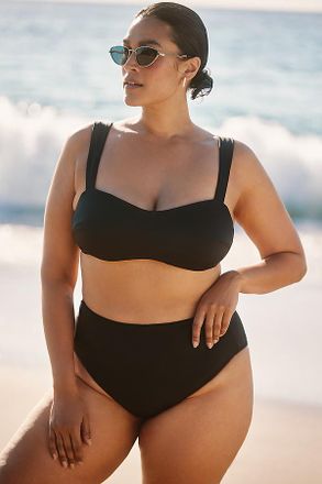Andie Swim Plus High-Rise Bikini Bottoms