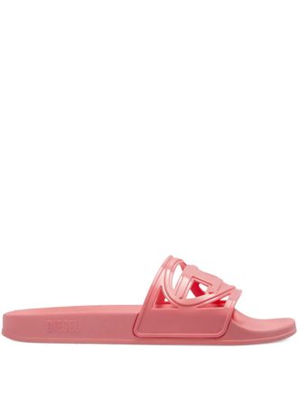 Diesel logo-detail slide - Pink