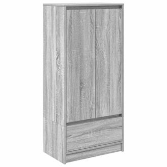 vidaXL Armadio Con Cassetto Grigio Sonoma 55,5x34x119,5 Cm Truciolato - Vidaxl
