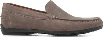 Geox Grijze Loafers voor Mannen - Heren - Loafers - Grijs - 44 EU - Katoen - Schoenen