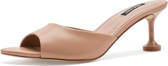 Nine West Dabby Womens Dress Sandals Light Natural : 9.5 M, Faux Leather