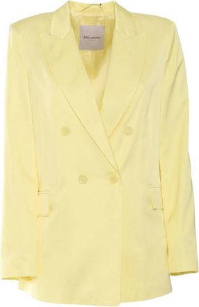 Ermanno Scervino Blazer doppiopetto con revers a lancia - Giallo