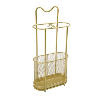 OEM Soporte Para Paraguas, Dise&ntilde;o Met&aacute;lico Independiente, Elegante Bandeja De Agua, Color Dorado