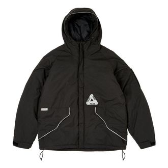 Palace P-Tech Hooded Jacket Black P25JK063