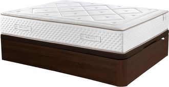 RELAX Colch&oacute;n Muelles Ensacado Gaviota Oro 31 Cm Visco-grafeno + Canap&eacute; Abatible Relax 3d Gran Capacidad Altura 32 Cm 105x190 Cm - Wengue