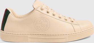 Gucci Womens Gucci Ace Sneaker, White, Leather