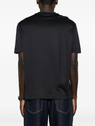 Emporio Armani Logo-Printed T-Shirt - Black