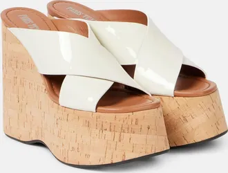 PARIS TEXAS Sandali Mara 135 in vernice con plateau