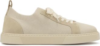 Kazar Sneakers met sok-slip-on bovenwerk - Heren - Sneakers - Beige - 46 EU - Su&egrave;de - Schoenen