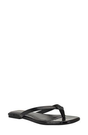 Calvin Klein Stelea Flip Flop in Black at Nordstrom Rack, Size 6.5
